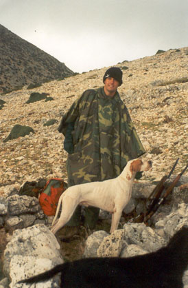Webmaster Giorgio Peppas  hunting Alectoris graeca!